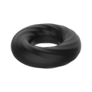 Crazy Bull - Super Soft Siliconen ring - Model 6 - Zwart-Erotiekvoordeel.nl