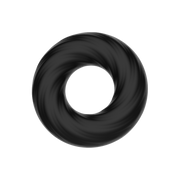 Crazy Bull - Super Soft Siliconen ring - Model 6 - Zwart-Erotiekvoordeel.nl