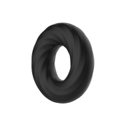 Crazy Bull - Super Soft Siliconen ring - Model 6 - Zwart-Erotiekvoordeel.nl