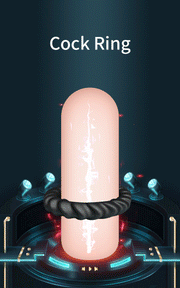 Crazy Bull - Fitz - Super Soft Siliconen Cockring - Model 8 - Zwart-Erotiekvoordeel.nl