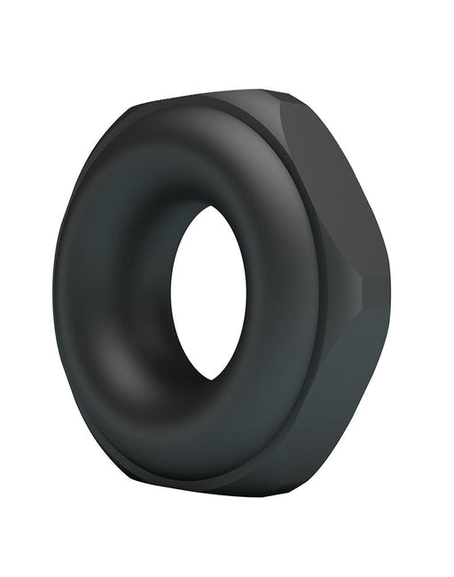 Crazy Bull - Jarvius - Super Soft Siliconen Cockring - Model 14 - Zwart-Erotiekvoordeel.nl