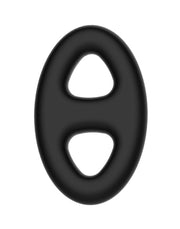 Crazy Bull - Super Soft Siliconen Cockring - Model 16 - Zwart-Erotiekvoordeel.nl