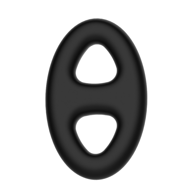 Crazy Bull - Super Soft Siliconen Cockring - Model 16 - Zwart-Erotiekvoordeel.nl