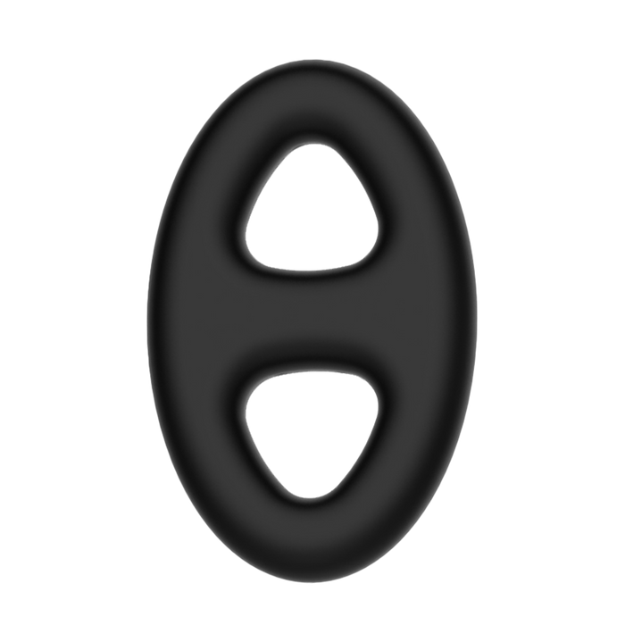 Crazy Bull - Super Soft Siliconen Cockring - Model 16 - Zwart-Erotiekvoordeel.nl