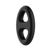 Crazy Bull - Super Soft Siliconen Cockring - Model 16 - Zwart-Erotiekvoordeel.nl