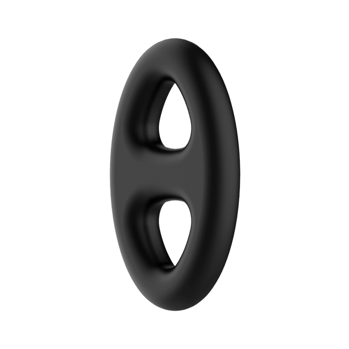 Crazy Bull - Super Soft Siliconen Cockring - Model 16 - Zwart-Erotiekvoordeel.nl