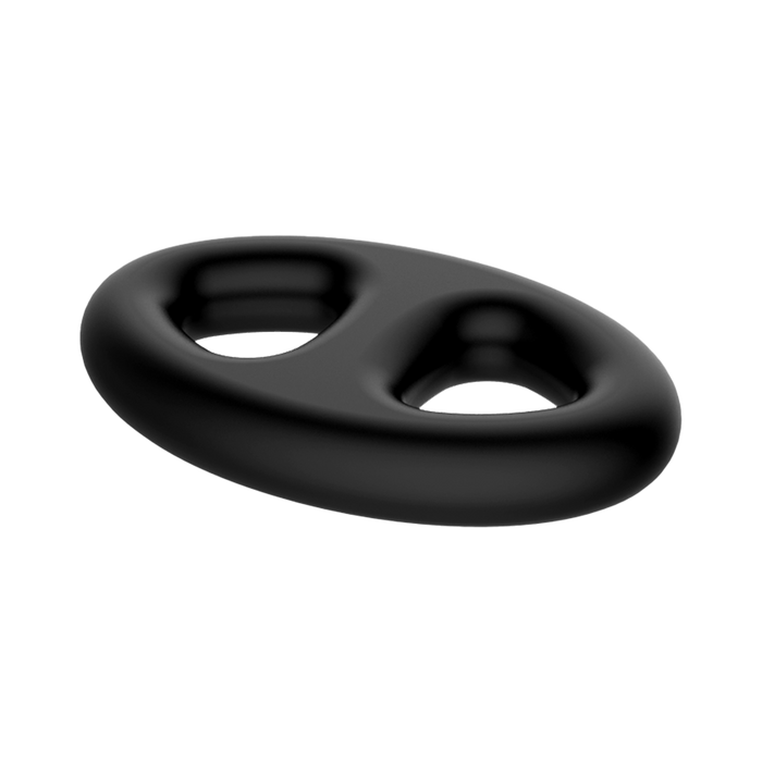 Crazy Bull - Super Soft Siliconen Cockring - Model 16 - Zwart-Erotiekvoordeel.nl