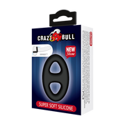 Crazy Bull - Super Soft Siliconen Cockring - Model 16 - Zwart-Erotiekvoordeel.nl