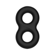 Crazy Bull - Super Soft Siliconen Cockring - Model 17 - Zwart-Erotiekvoordeel.nl