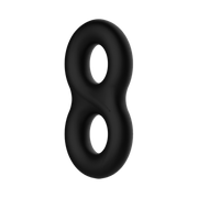 Crazy Bull - Super Soft Siliconen Cockring - Model 17 - Zwart-Erotiekvoordeel.nl