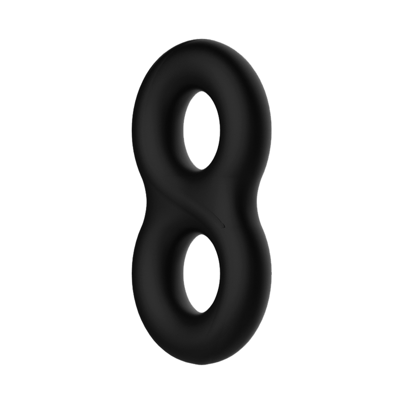 Crazy Bull - Super Soft Siliconen Cockring - Model 17 - Zwart-Erotiekvoordeel.nl