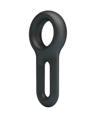 Crazy Bull - Oniel - Super Soft Siliconen Cockring - Model 18 - Zwart-Erotiekvoordeel.nl