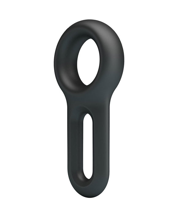 Crazy Bull - Oniel - Super Soft Siliconen Cockring - Model 18 - Zwart-Erotiekvoordeel.nl