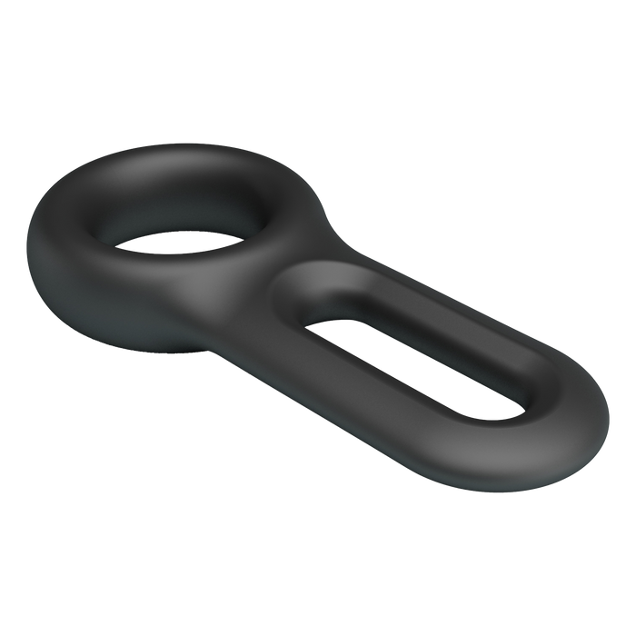 Crazy Bull - Oniel - Super Soft Siliconen Cockring - Model 18 - Zwart-Erotiekvoordeel.nl