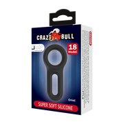 Crazy Bull - Oniel - Super Soft Siliconen Cockring - Model 18 - Zwart-Erotiekvoordeel.nl