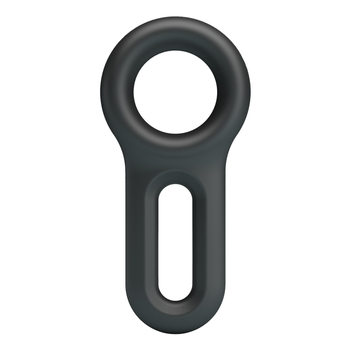 Crazy Bull - Oniel - Super Soft Siliconen Cockring - Model 18 - Zwart-Erotiekvoordeel.nl