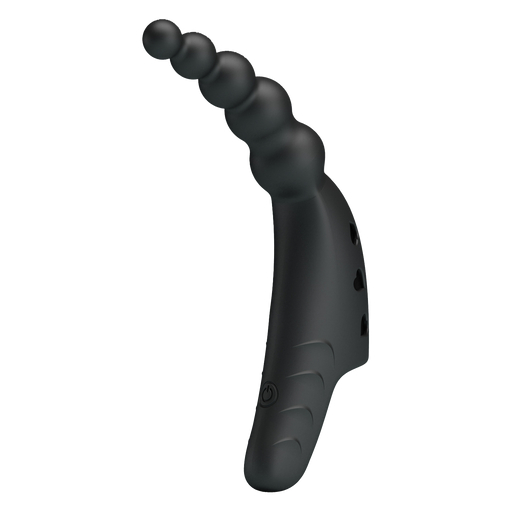 Pretty Love - Jordin - Krachtige Vinger Vibrator - Zwart-Erotiekvoordeel.nl