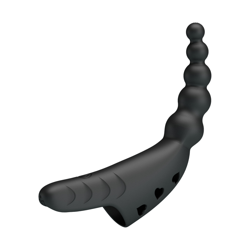 Pretty Love - Jordin - Krachtige Vinger Vibrator - Zwart-Erotiekvoordeel.nl