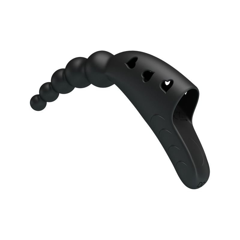 Pretty Love - Jordin - Krachtige Vinger Vibrator - Zwart-Erotiekvoordeel.nl