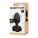 Pretty Love - Varian - Kleurveranderende lichtgevende vibrerende buttplug - Zwart-Erotiekvoordeel.nl
