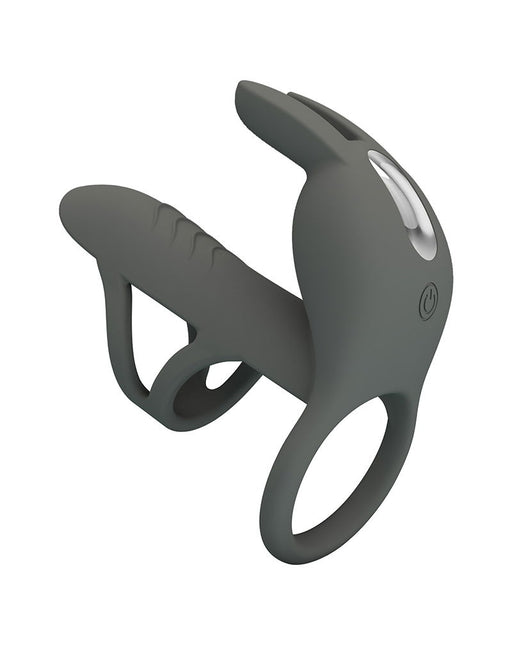 Pretty Love - Matty - Master Vibrerende Cockring - Grijs-Erotiekvoordeel.nl