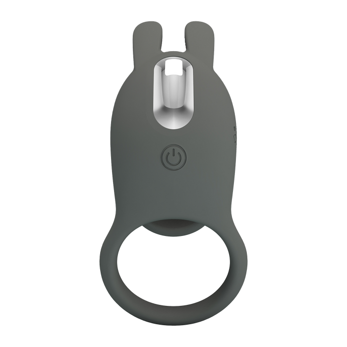 Pretty Love - Matty - Master Vibrerende Cockring - Grijs-Erotiekvoordeel.nl