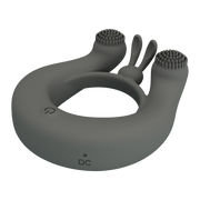 Pretty Love - Dahlia - Master Vibrerende Cockring - Grijs-Erotiekvoordeel.nl