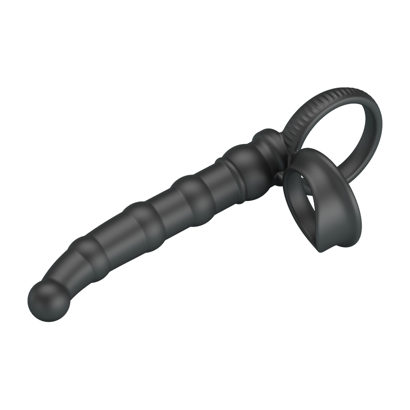 Pretty Love - Tatum - Anale Vibrator met Penisring - Zwart-Erotiekvoordeel.nl