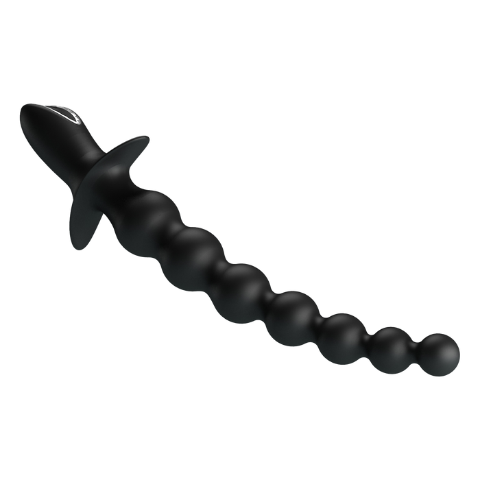 Pretty Love - Rigdon - Anale Kralen Vibrator - Zwart-Erotiekvoordeel.nl
