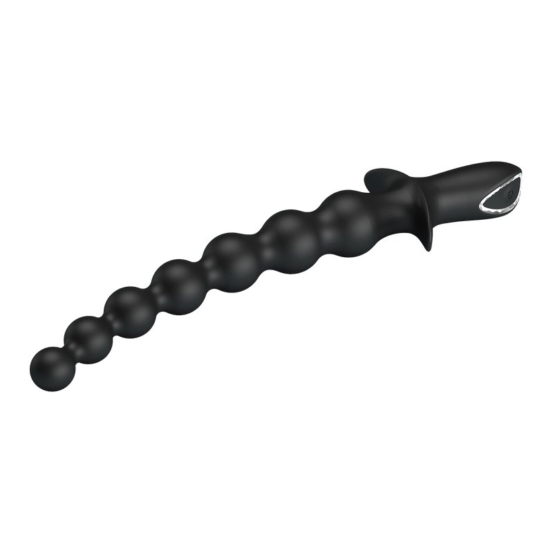 Pretty Love - Rigdon - Anale Kralen Vibrator - Zwart-Erotiekvoordeel.nl