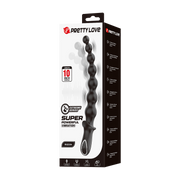 Pretty Love - Rigdon - Anale Kralen Vibrator - Zwart-Erotiekvoordeel.nl