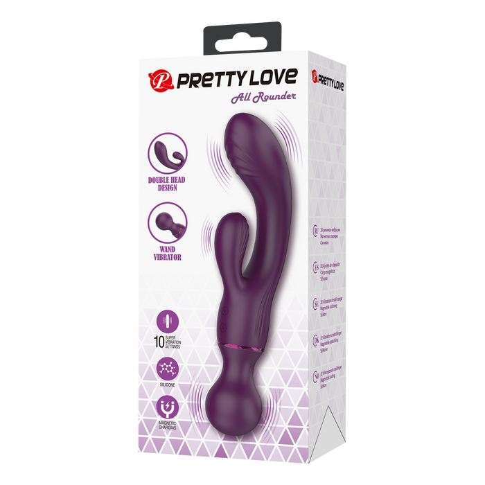 Pretty Love - Allrounder - Rabbit Vibrator - Paars-Erotiekvoordeel.nl