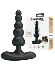 Pretty Love - Corban - Anale Kralen Vibrator - Zwart-Erotiekvoordeel.nl