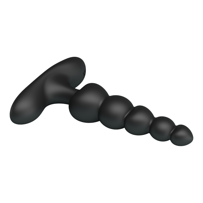 Pretty Love - Corban - Anale Kralen Vibrator - Zwart-Erotiekvoordeel.nl