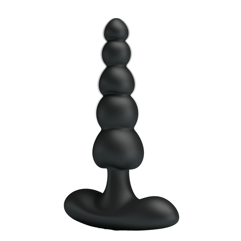 Pretty Love - Corban - Anale Kralen Vibrator - Zwart-Erotiekvoordeel.nl