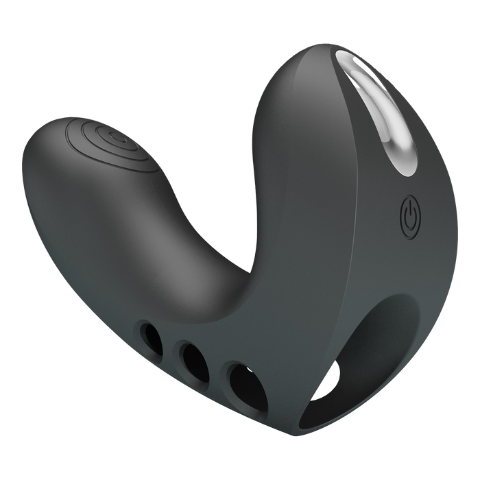 Pretty Love - Camelia - Vinger Vibrator - Zwart-Erotiekvoordeel.nl