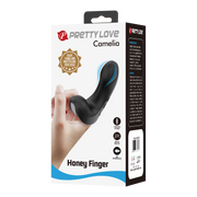 Pretty Love - Camelia - Vinger Vibrator - Zwart-Erotiekvoordeel.nl