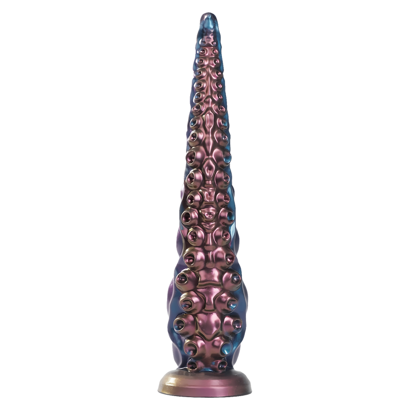 Power Monsters - Maelstrom Beastlord - Tentakel Dildo - Blauw/Paars/Goud-Erotiekvoordeel.nl
