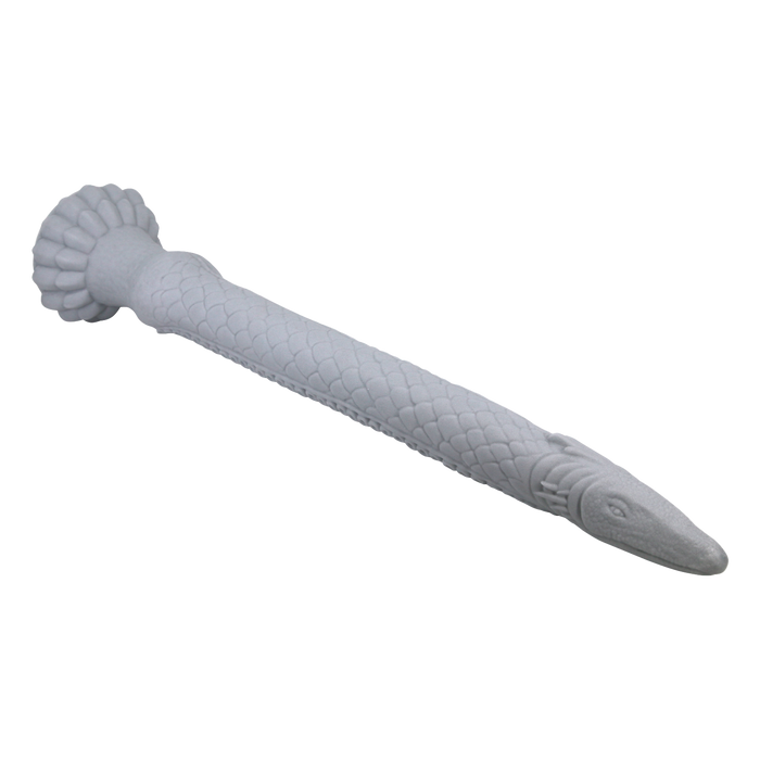 Power Monsters - Basilisk - Taps Toelopende Fantasie Dildo - Grijs-Erotiekvoordeel.nl