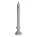 Power Monsters - Basilisk - Taps Toelopende Fantasie Dildo - Grijs-Erotiekvoordeel.nl