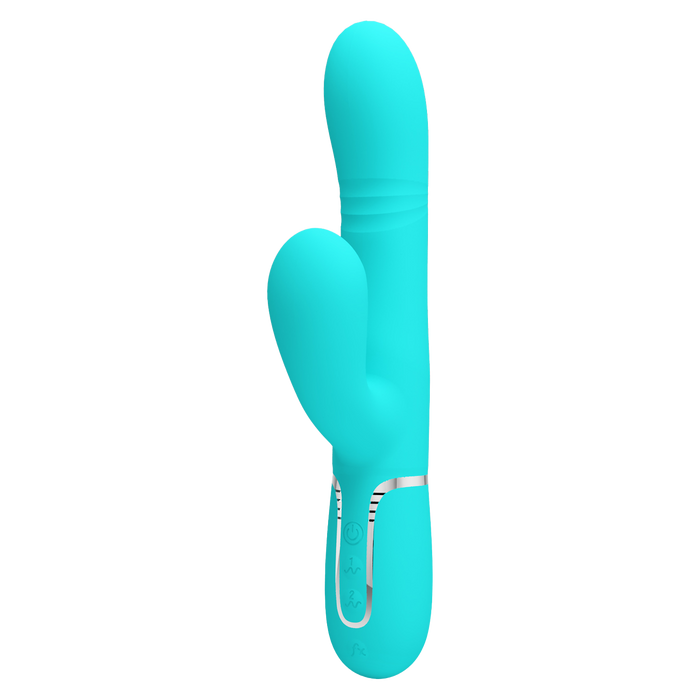 Pretty Love - Maviana - Rabbit Vibrator - Turquoise-Erotiekvoordeel.nl