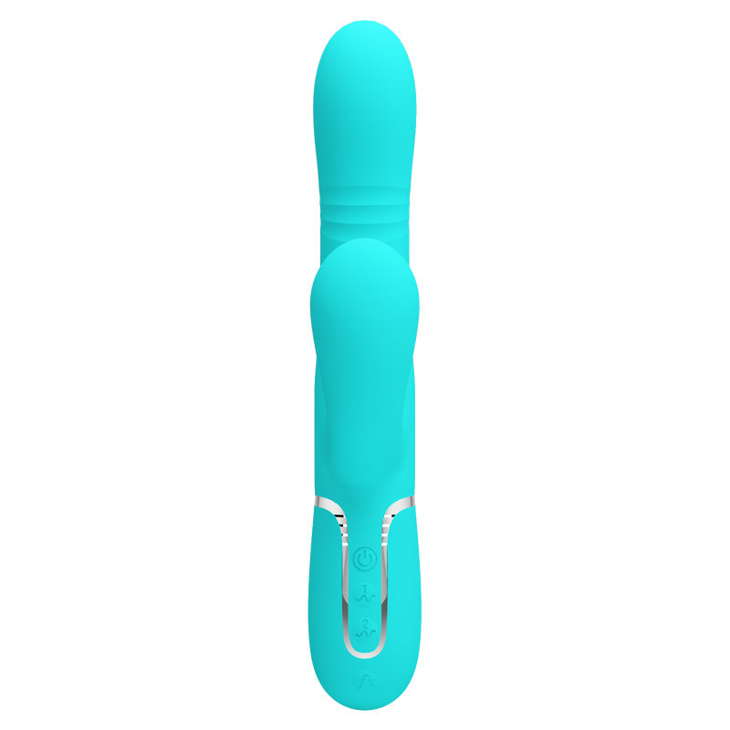 Pretty Love - Maviana - Rabbit Vibrator - Turquoise-Erotiekvoordeel.nl