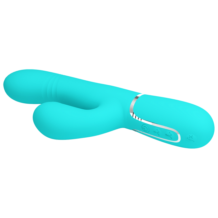 Pretty Love - Maviana - Rabbit Vibrator - Turquoise-Erotiekvoordeel.nl
