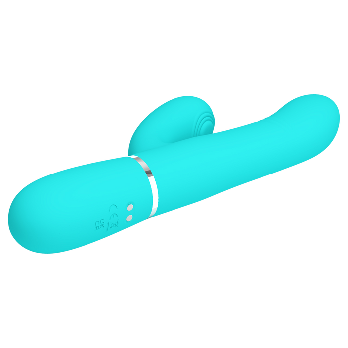 Pretty Love - Maviana - Rabbit Vibrator - Turquoise-Erotiekvoordeel.nl