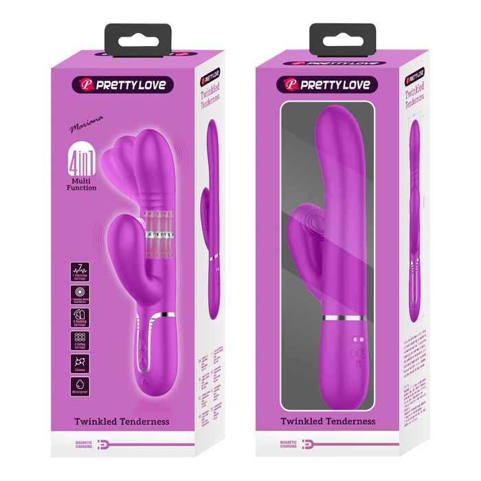 Pretty Love - Maviana - Rabbit Vibrator - Dieproze-Erotiekvoordeel.nl