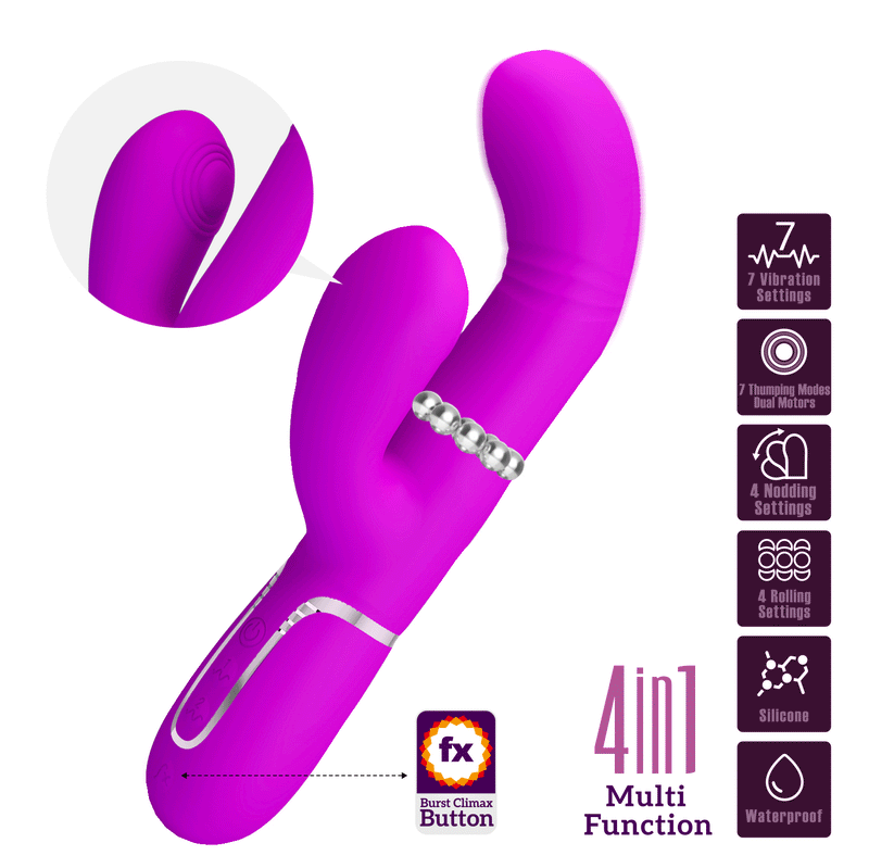 Pretty Love - Maviana - Rabbit Vibrator - Dieproze-Erotiekvoordeel.nl