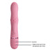Pretty Love - Zach - Rabbit Vibrator met Vierzijdige Klopfunctie - Roze-Erotiekvoordeel.nl