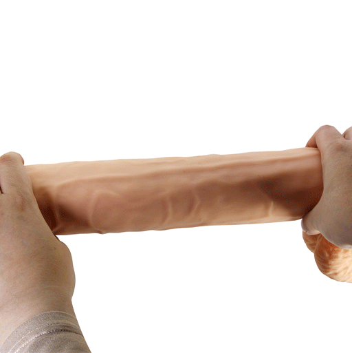 Pretty Love - Pat - Super Grote Dildo - 40 cm - Lichte Huidskleur-Erotiekvoordeel.nl