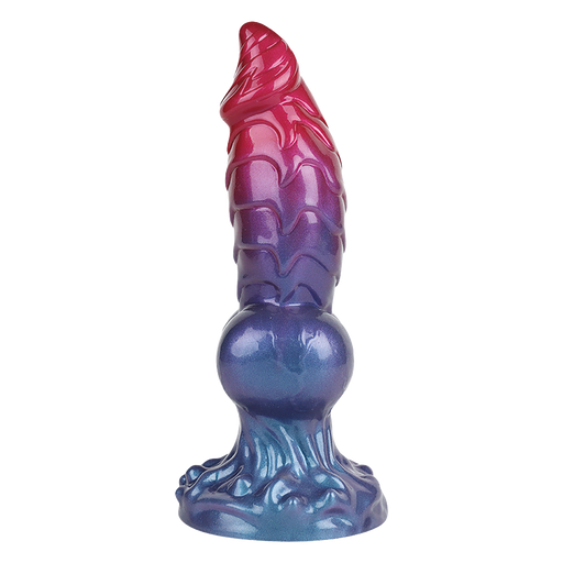 Power Monsters - Eldritch Sentinel - Monster Dildo - 24 cm - Rood/Blauw/Paars-Erotiekvoordeel.nl