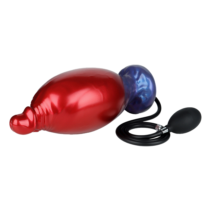 Power Monsters - Shadow Behemoth - Opblaasbare Monster Dildo - 22 cm - Rood/Blauw-Erotiekvoordeel.nl